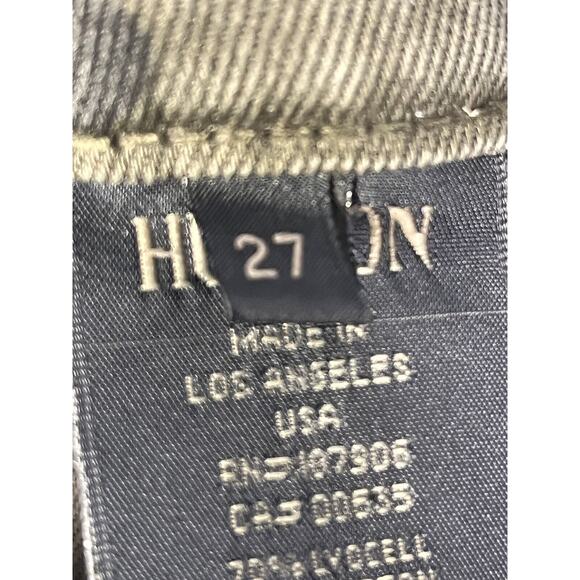 Hudson Jeans Womens 27 Green Brown Camo Krista Ankle Super Skinny Stretch - Picture 7 of 10